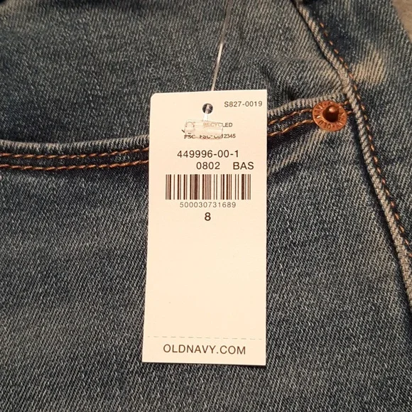 Old Navy Mid-Rise Kicker Boot-Cut Jeans for Women's Size 8 2 Pairs NWT - Picture 2 of 5